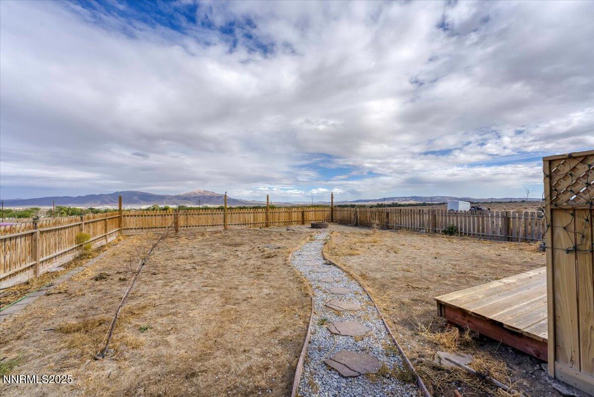 20 Simons Road Fernley, NV 89408 - Photo 32 of 56 a view of an outdoor space and seating area