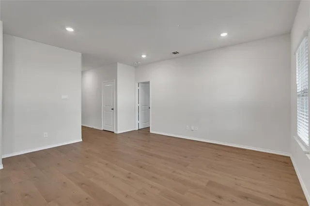 a view of an empty room