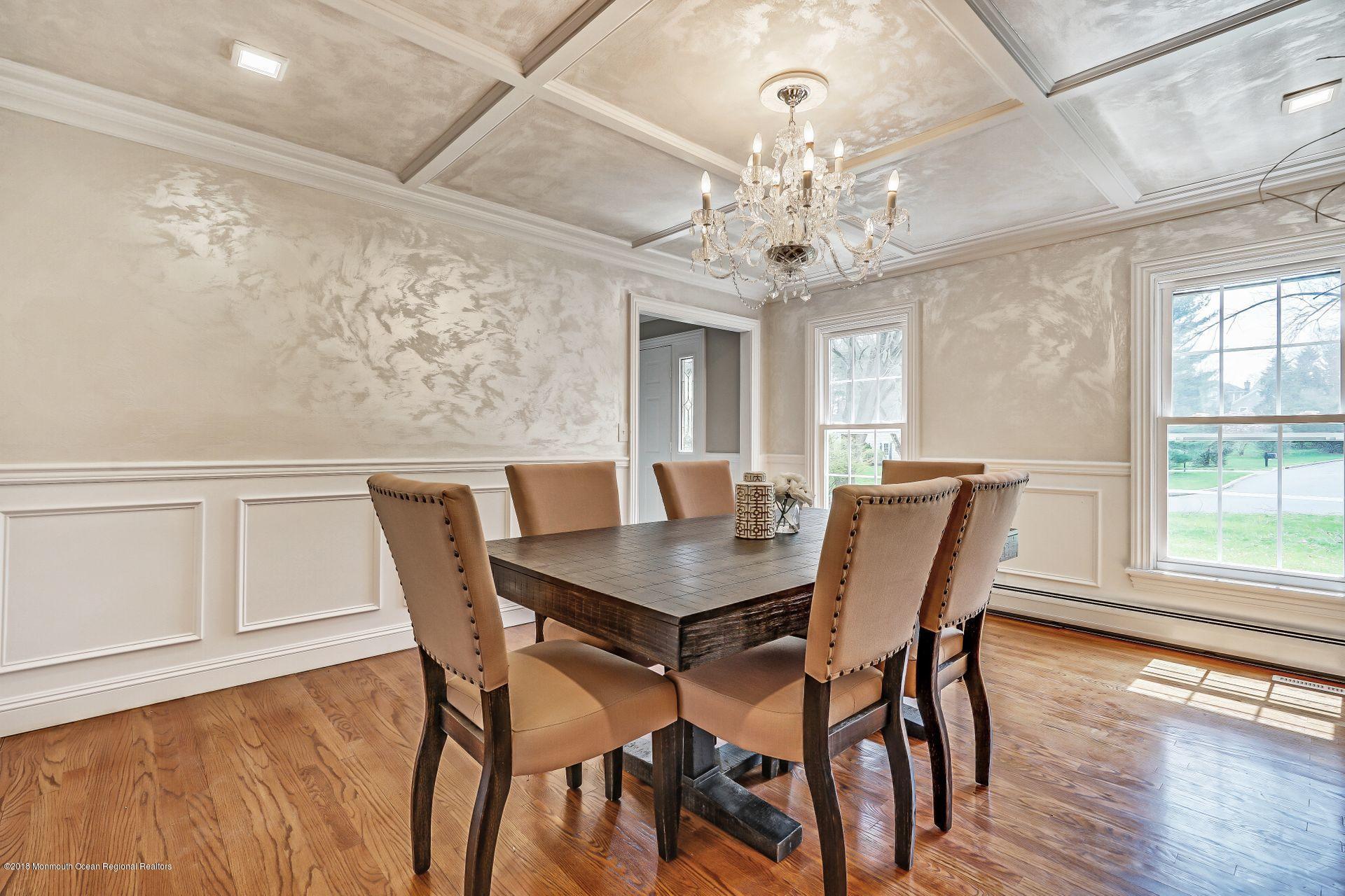 8 Saddle Ridge Road Colts Neck, NJ 07722 - Photo 7 of 35 a view of a dining room with furniture window and wooden floor