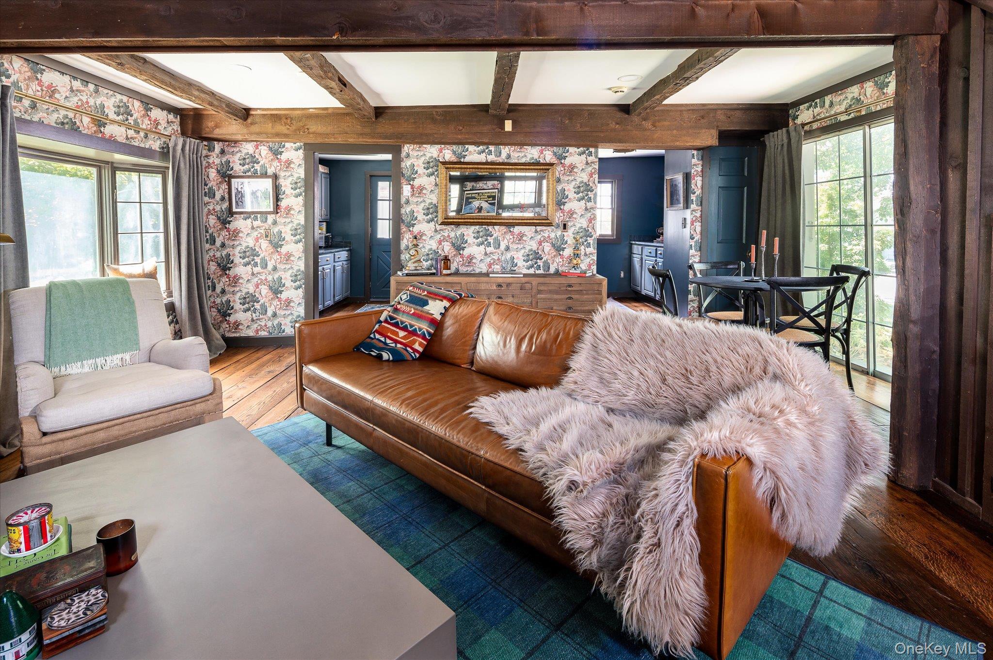 459 Old Post Road Bedford, NY 10506 - Photo 11 of 24 a bedroom with furniture and a large window