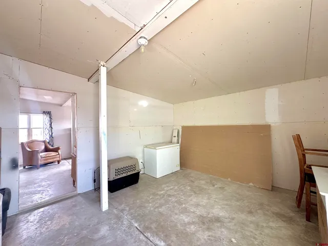 a view of a storage & utility room