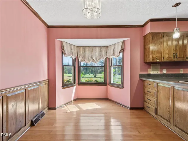 a view of a room with rack on the wall