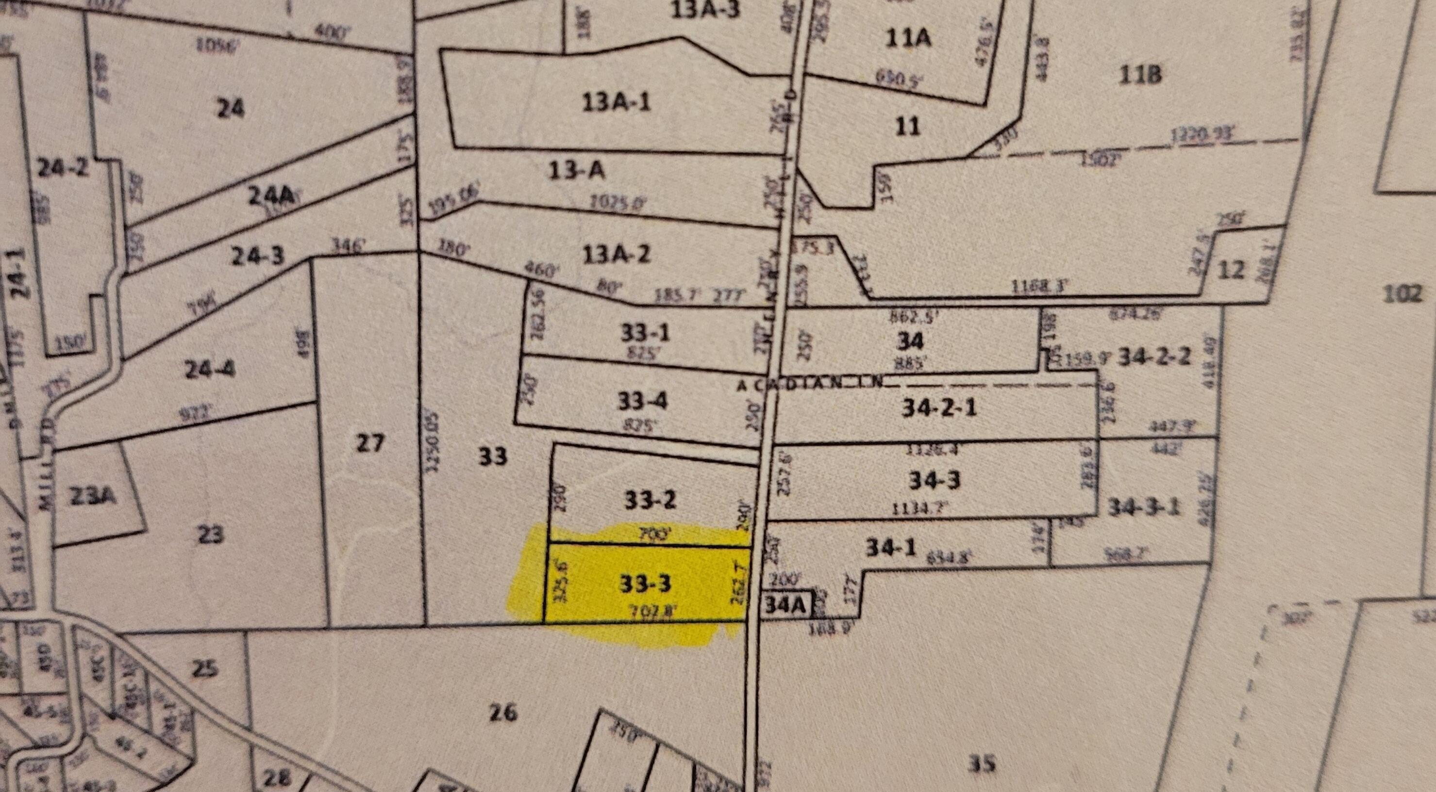 Lot 33-3 Henry Hill Road Buxton, ME 04093 - Photo 3 of 3 00 Henry Hill Rd. tax map 2