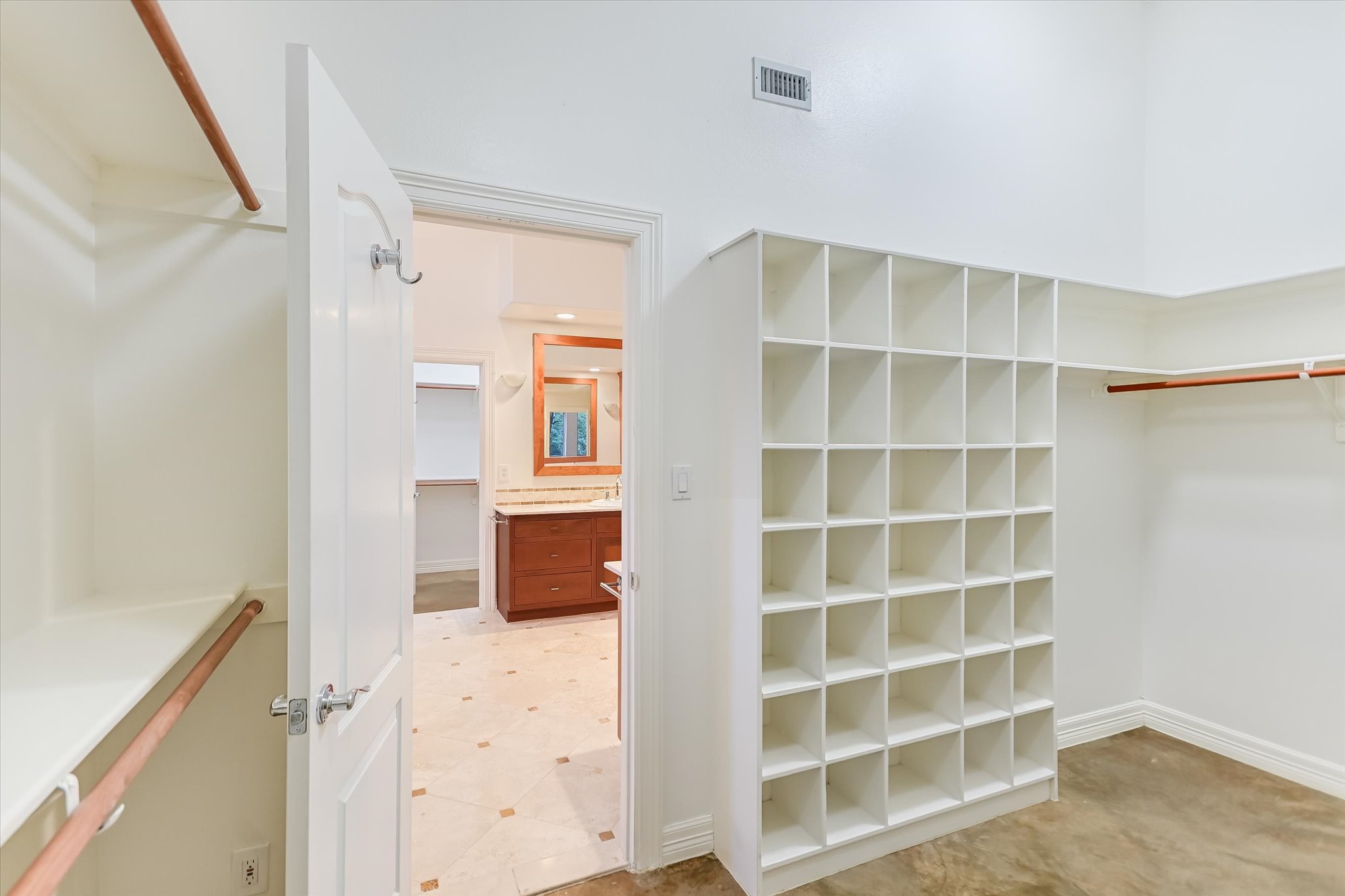 4501 House Of Lancaster Austin, TX 78730 - Photo 22 of 36 a view of a bedroom with wooden floor and closet
