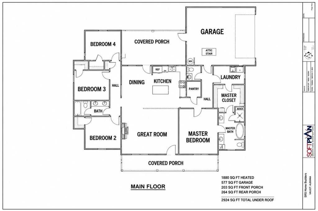 1527 Lantuck Road Valley, AL 36854 - Photo 3 of 3 Floor plan