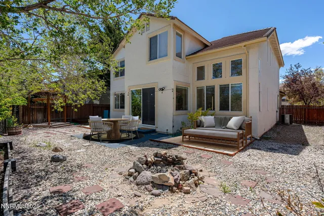 a view of a house with a patio