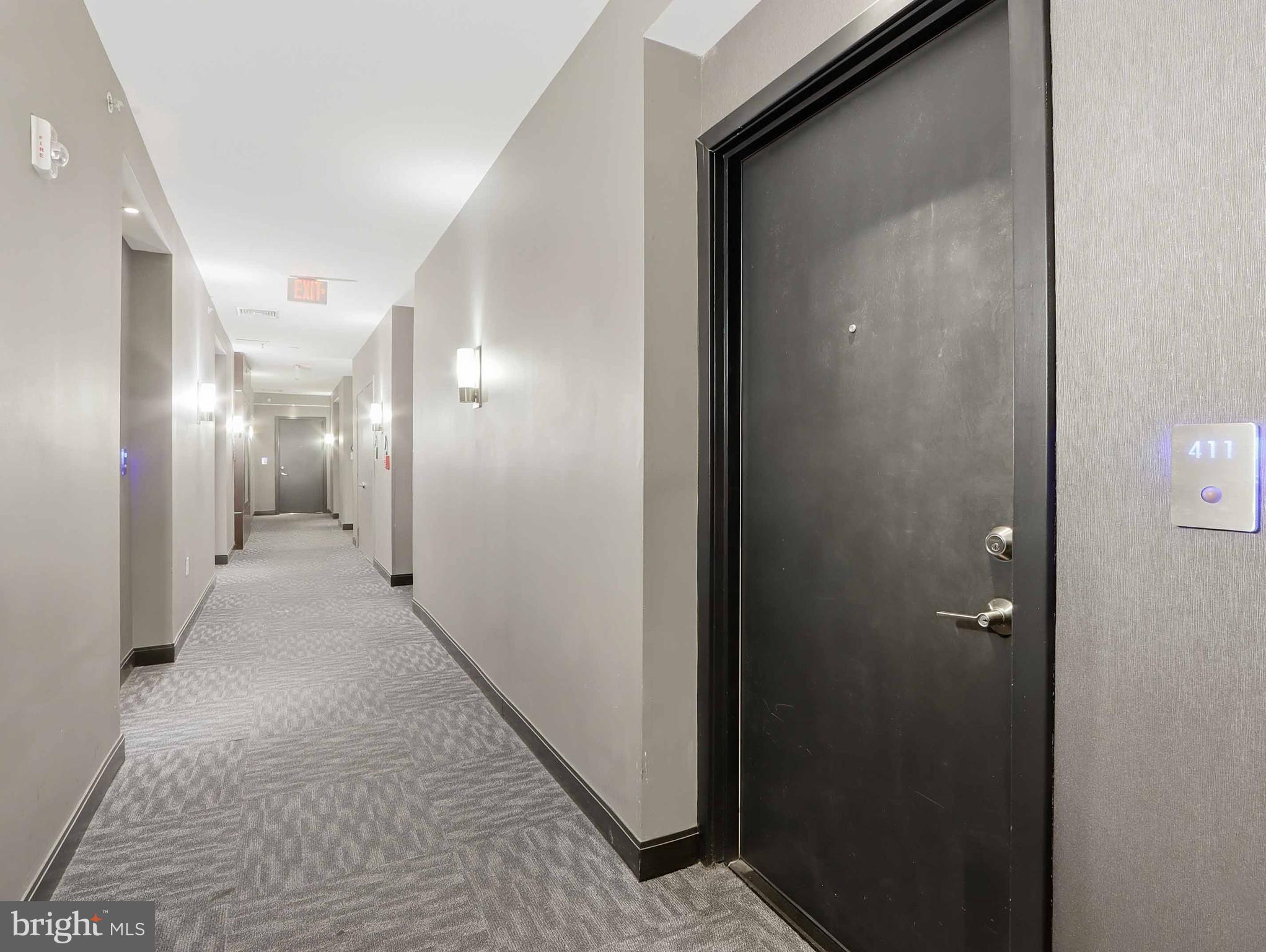 8005 13th Street, Unit 411 Silver Spring, MD 20910 - Photo 9 of 33 a view of a hallway
