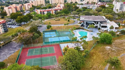 an aerial view of residential houses