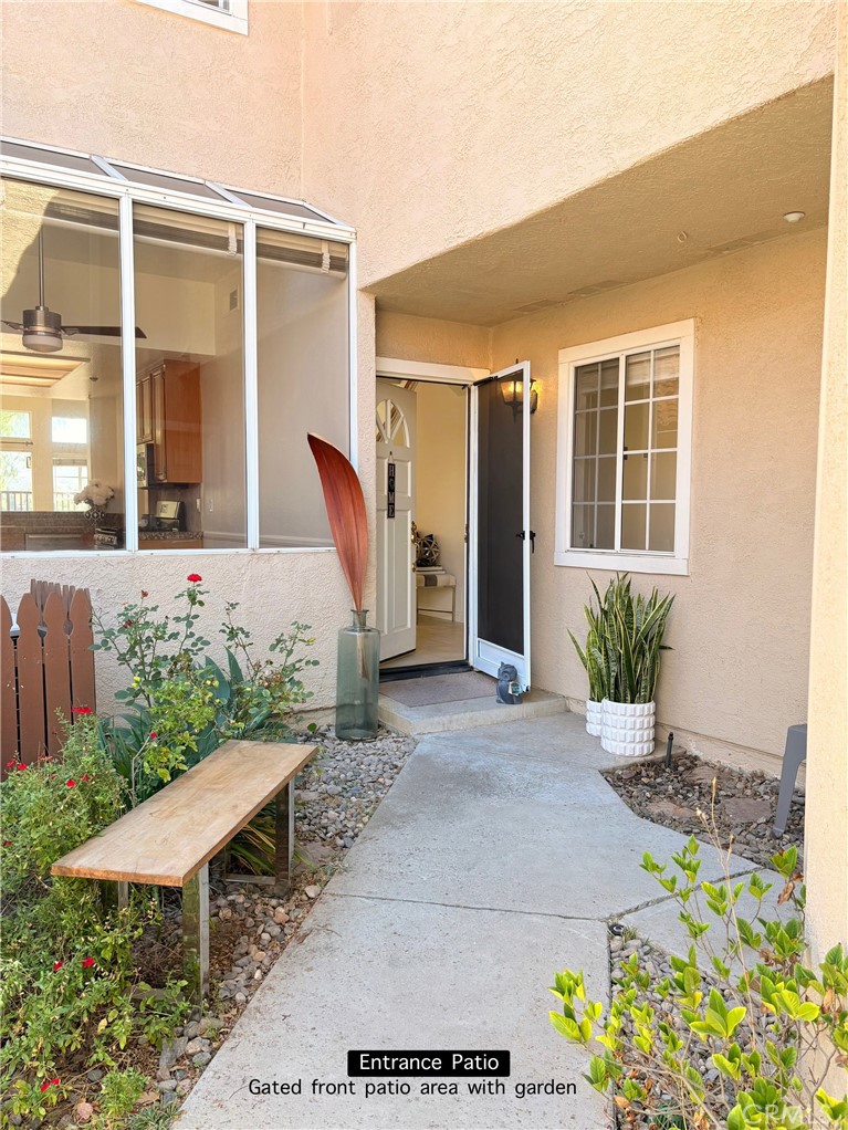 620 Ivywood Lane, Unit F Simi Valley, CA 93065 - Photo 11 of 40 Private Entrance Porch with gate tucked back