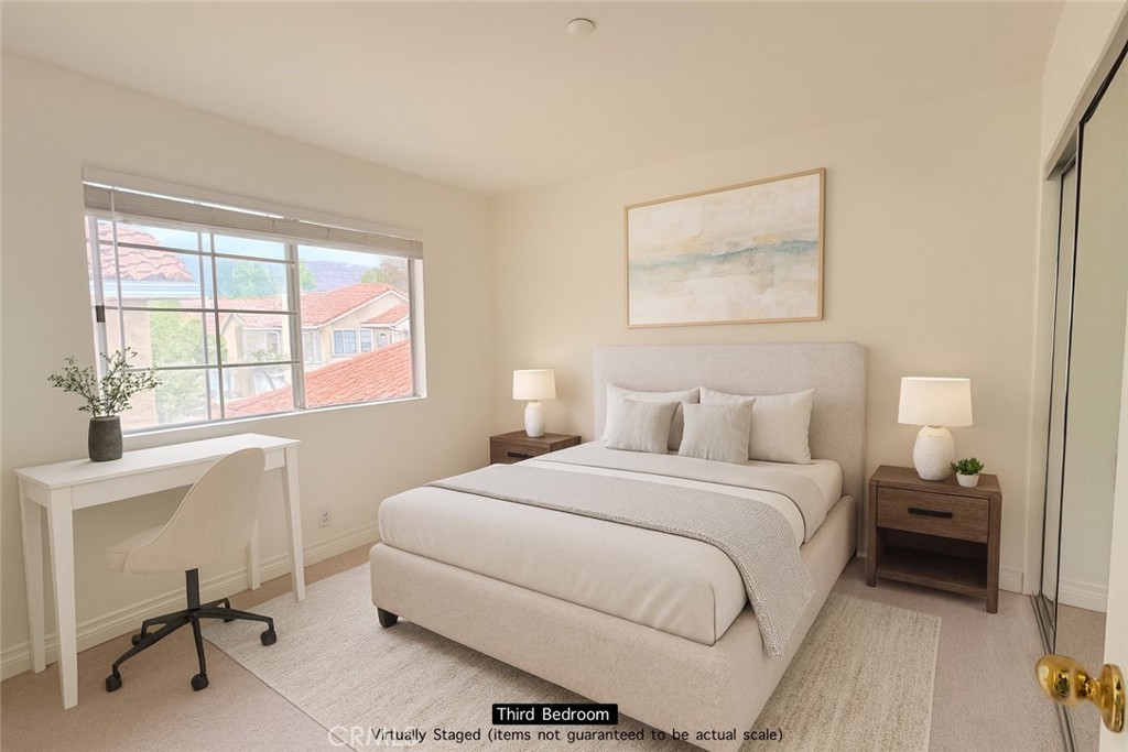 620 Ivywood Lane, Unit F Simi Valley, CA 93065 - Photo 33 of 40 3rd Bedroom (Virtually staged)