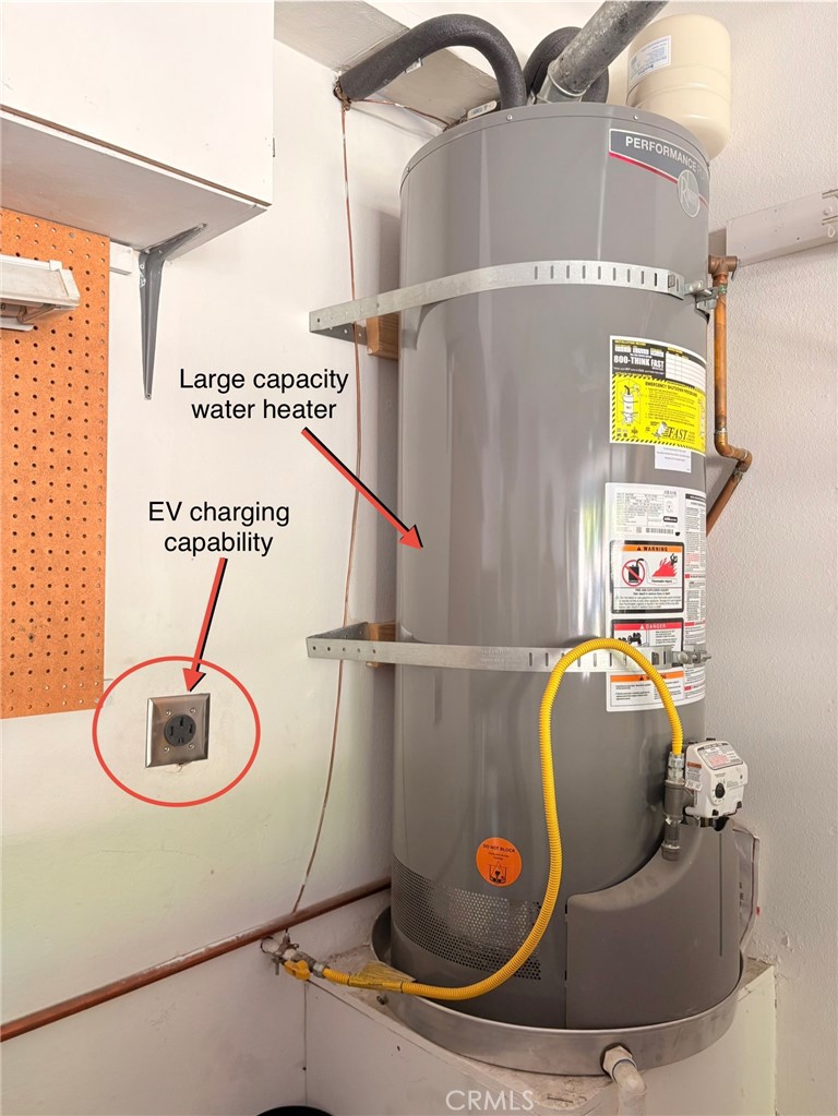 620 Ivywood Lane, Unit F Simi Valley, CA 93065 - Photo 35 of 40 Electric Vehicle Charging Port & Large Water Heater in Garage
