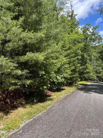 a view of a garden with an outdoor space