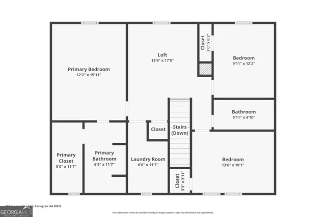 $2,160 | 135 Sonoma Wood Trail, Covington, GA 30016