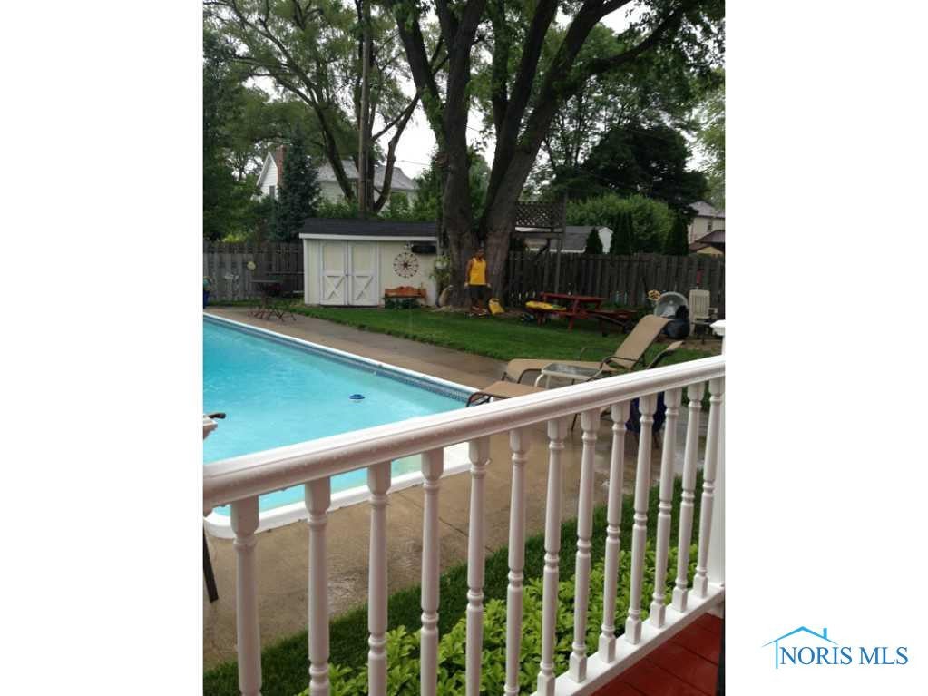 462 Eagle Point Road Rossford, OH 43460 - Photo 18 of 19 Backyard. Shed included and there is also a sprinkler system