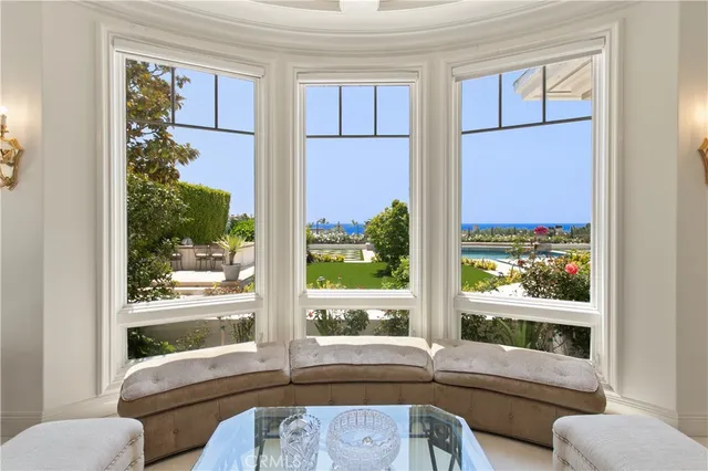 a view of a living room and a window