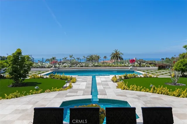 a view of a city with an ocean