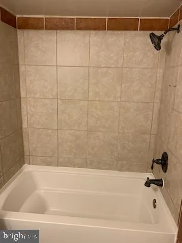 a bathroom with a shower and a bathtub