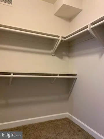 a close view of closet