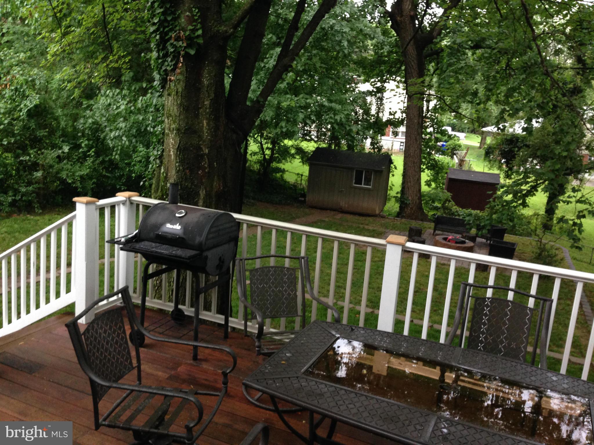 4128 Sampson Road Silver Spring, MD 20906 - Photo 14 of 30 Deck Grill conveys, furniture does not