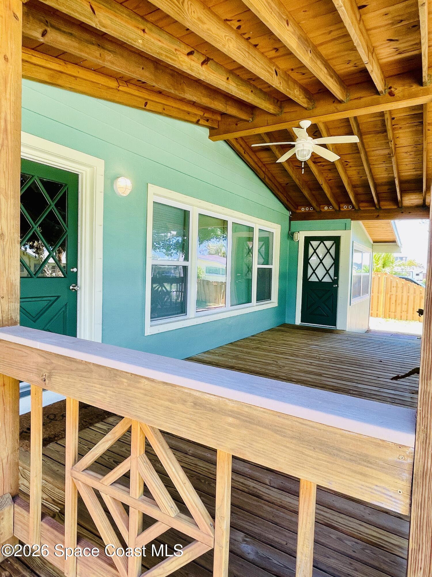7260 Blue Shore Road Grant, FL 32949 - Photo 3 of 23 Front porch