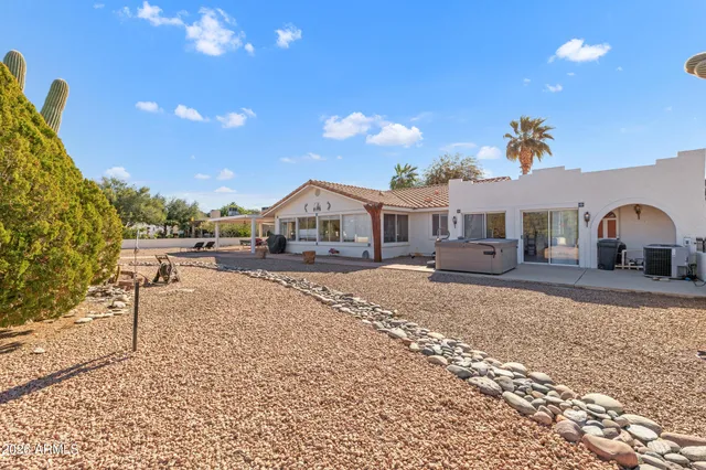 a view of a wooden door