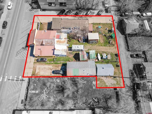 an aerial view of a
