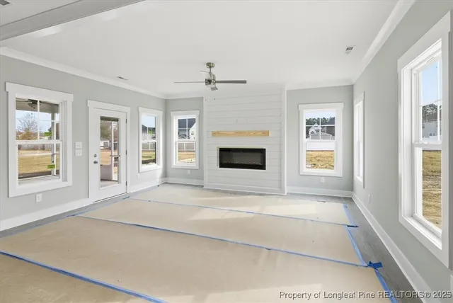 a view of an empty room