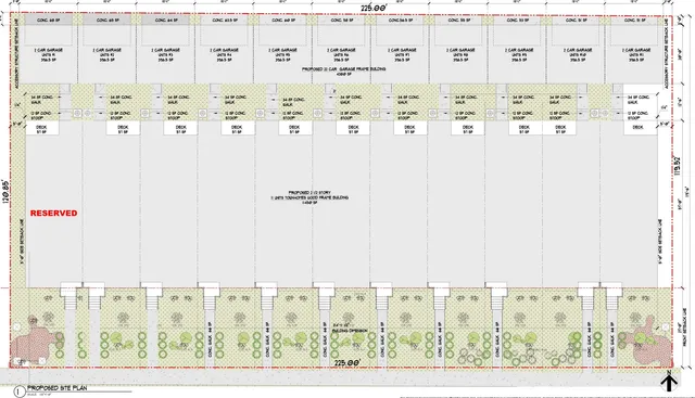 a view of a white building