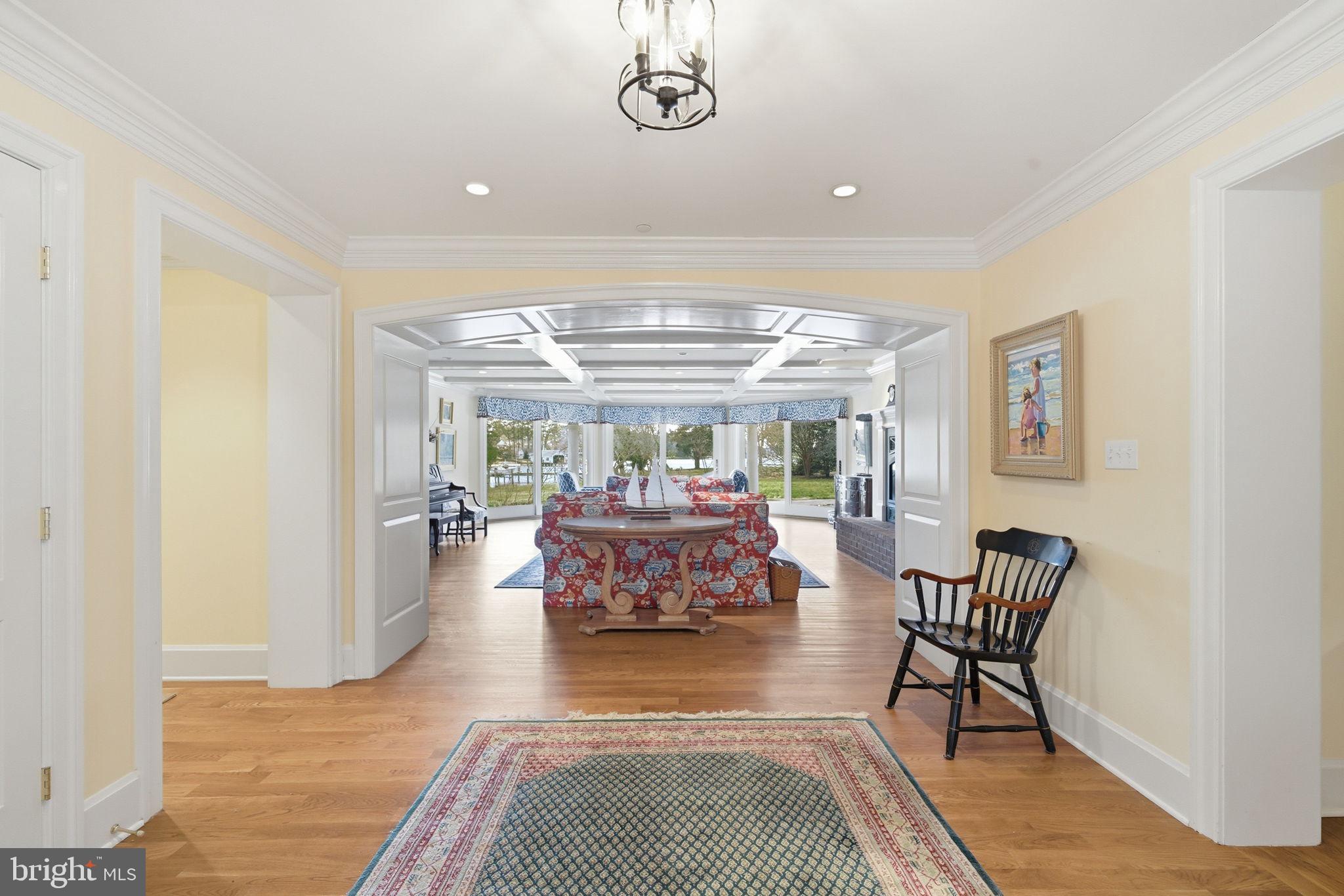 4573 Bringman Farm Road Oxford, MD 21654 - Photo 11 of 42 Foyer to Living Room