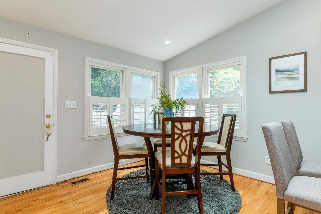 3018 Medlin Drive Raleigh, NC 27607 - Photo 15 of 30 Great dining area opens up to large back deck and private backyard Dining Area