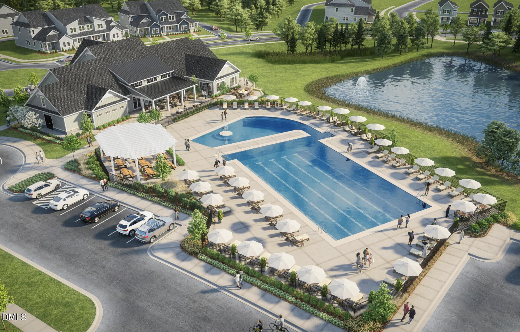 1163 Lamplighter Drive Raleigh, NC 27604 - Photo 14 of 24 an aerial view of a house with a ocean view