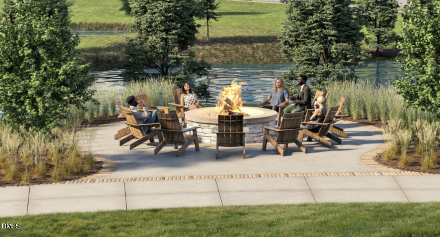 1163 Lamplighter Drive Raleigh, NC 27604 - Photo 19 of 24 a view of outdoor space with seating area