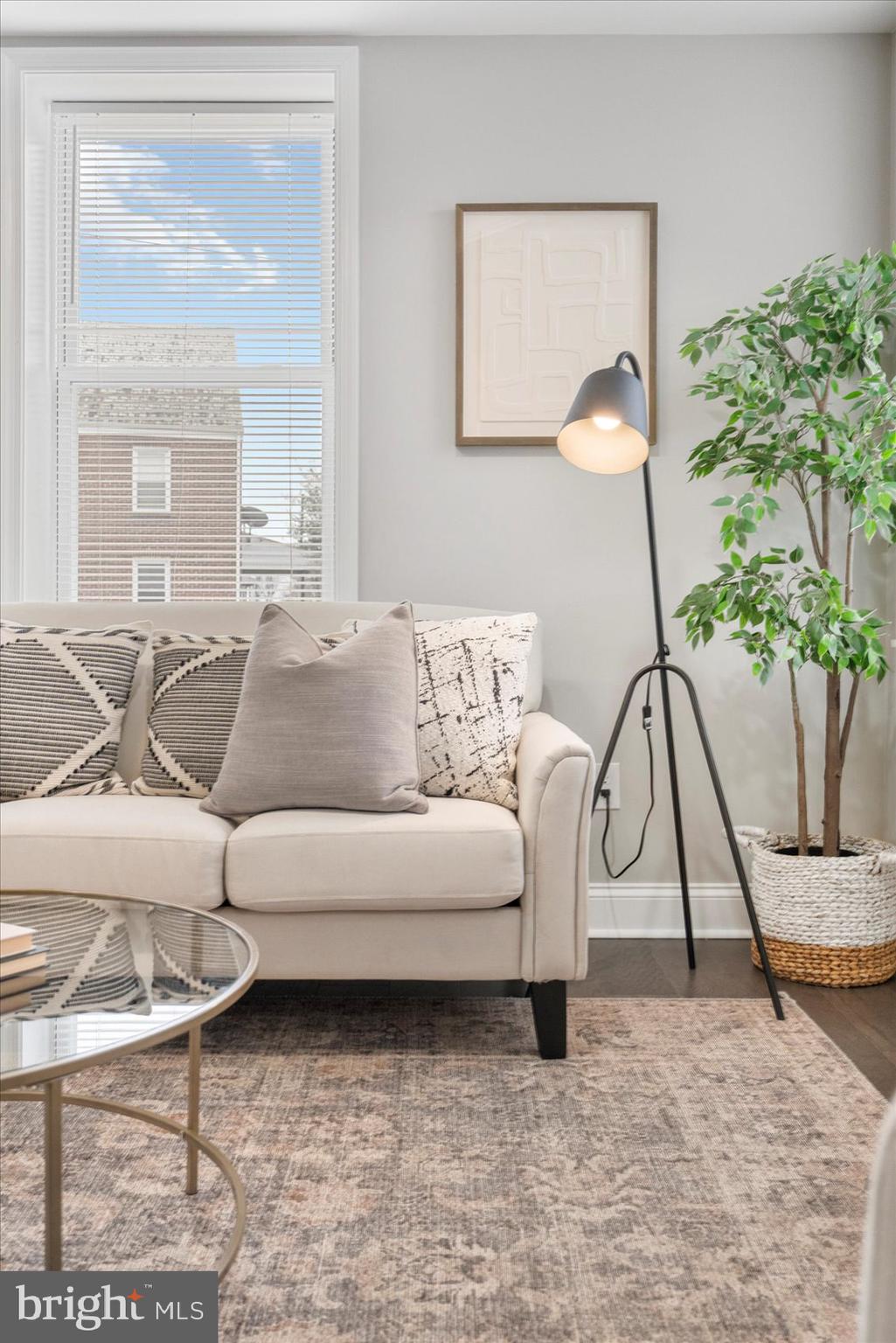 2901 Edison Highway Baltimore, MD 21213 - Photo 3 of 52 a living room with furniture and a potted plant