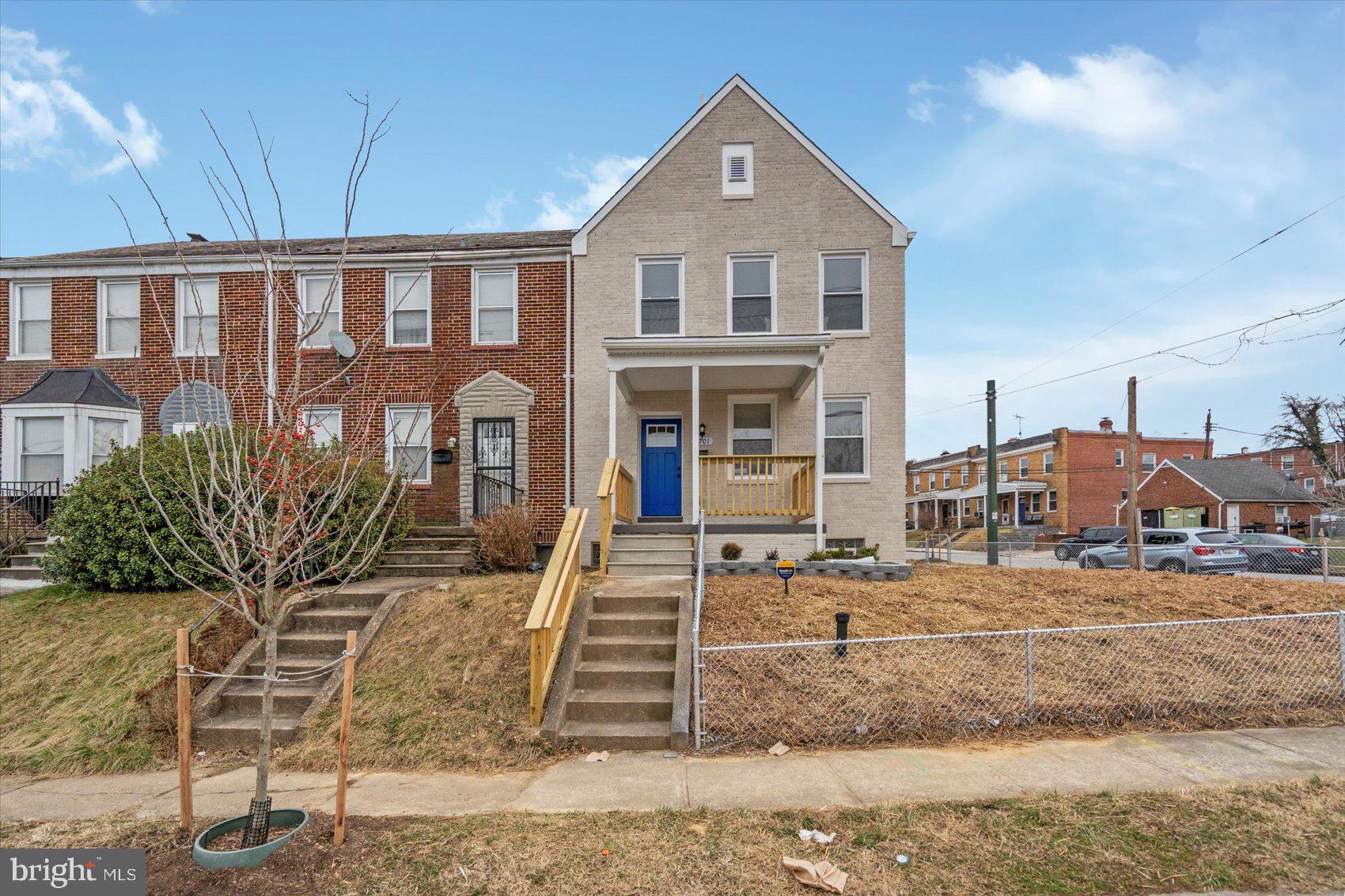 2901 Edison Highway Baltimore, MD 21213 - Photo 46 of 52 a front view of a house with garden