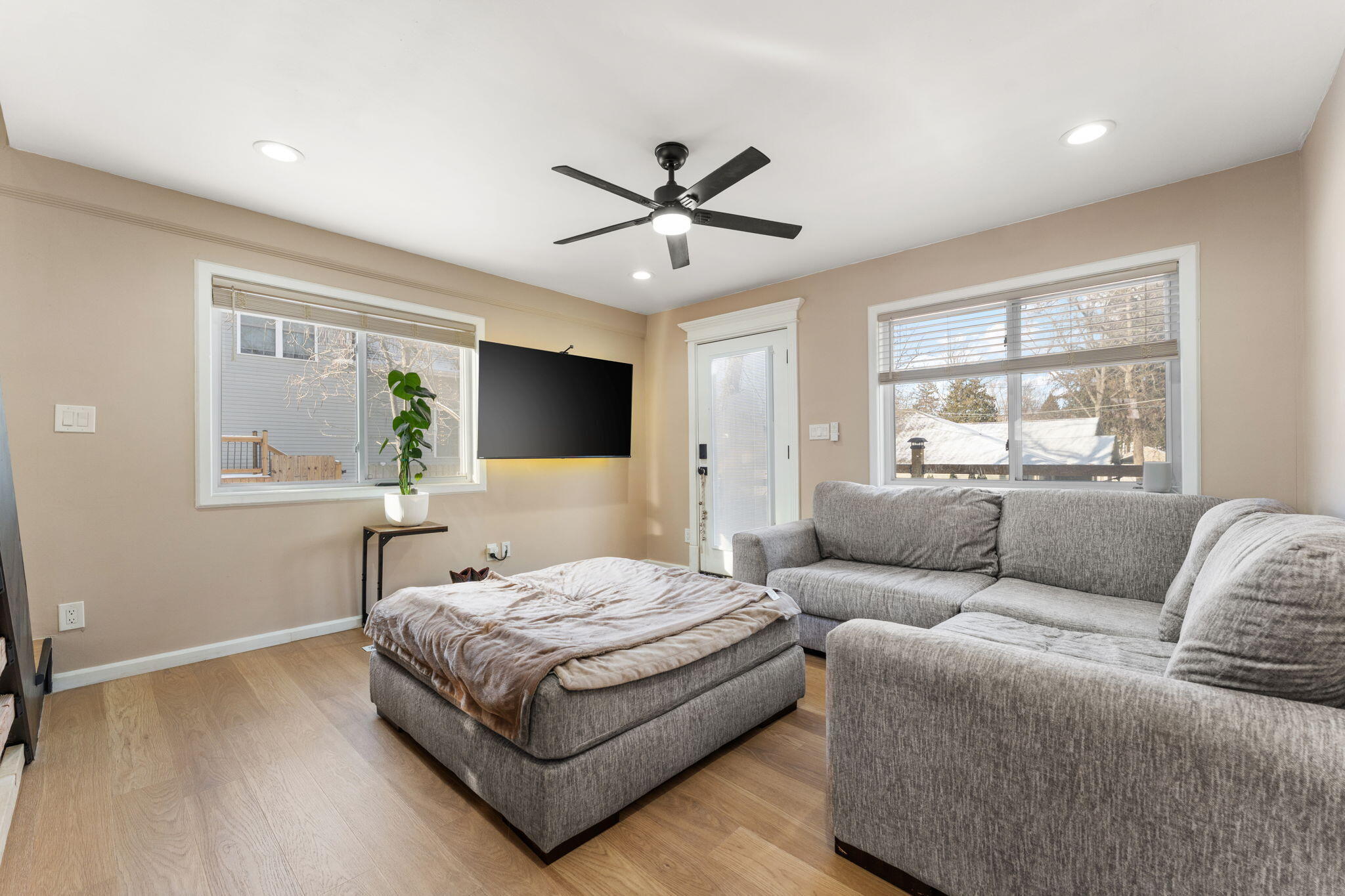 303 Union Street Valparaiso, IN 46383 - Photo 10 of 30 a living room with a bed furniture and a window