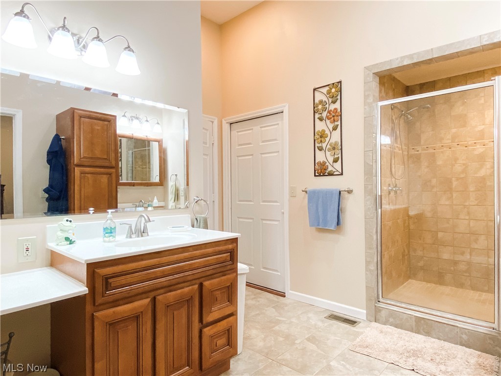853 Beeson Run Road Walker, WV 26180 - Photo 11 of 26 Owner’s bath, 2 separate sinks and vanities ...