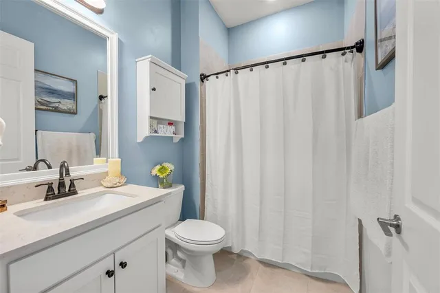 an aerial view of multiple houses