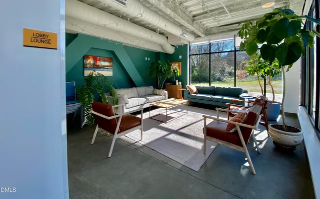 a outdoor space with furniture