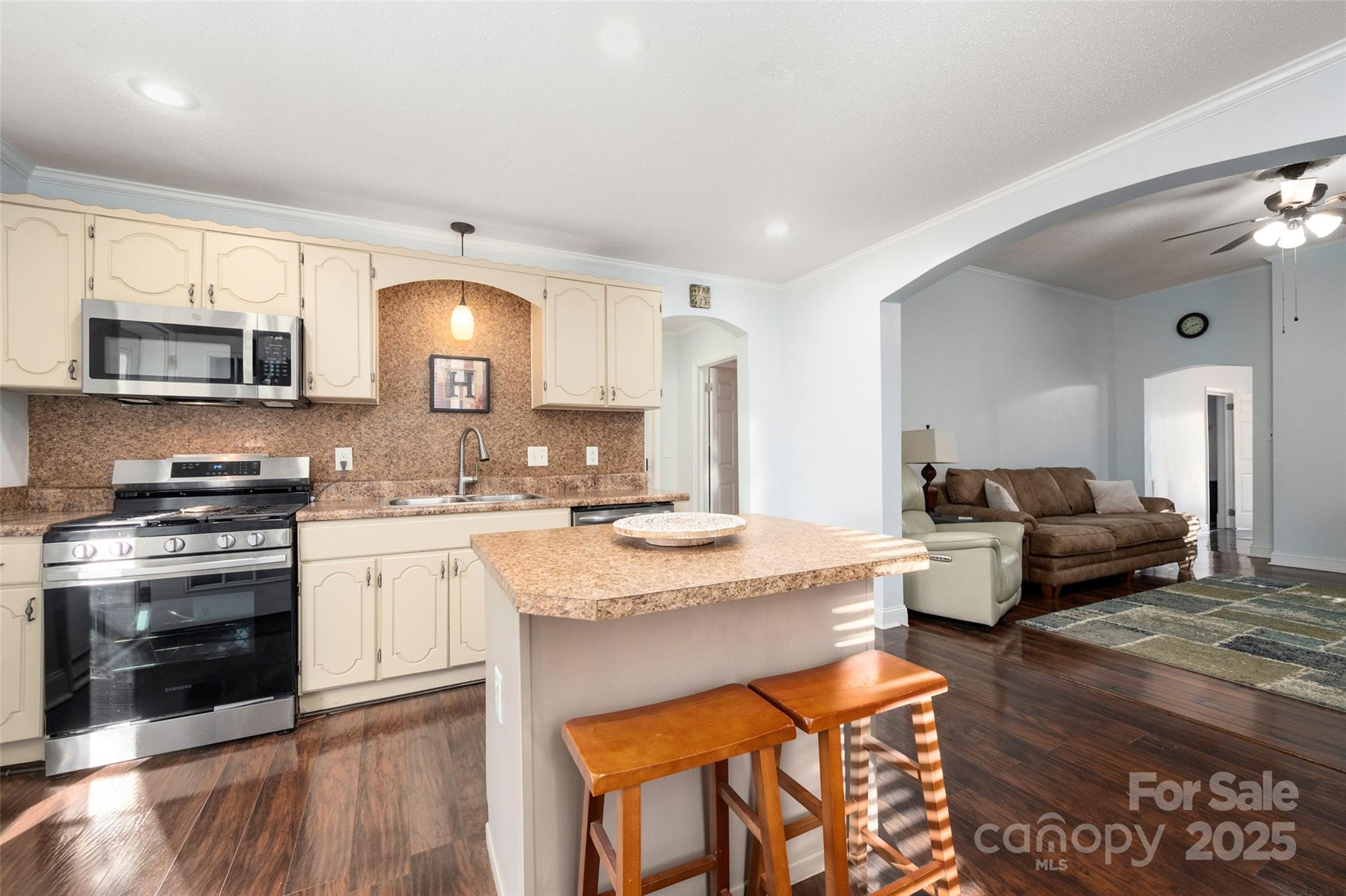 8 Cauthen Street Rock Hill, SC 29730 - Photo 20 of 36 a kitchen with stainless steel appliances granite countertop a stove and a refrigerator