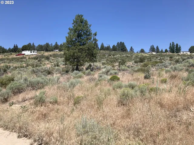 a view of a large building with a city in the background