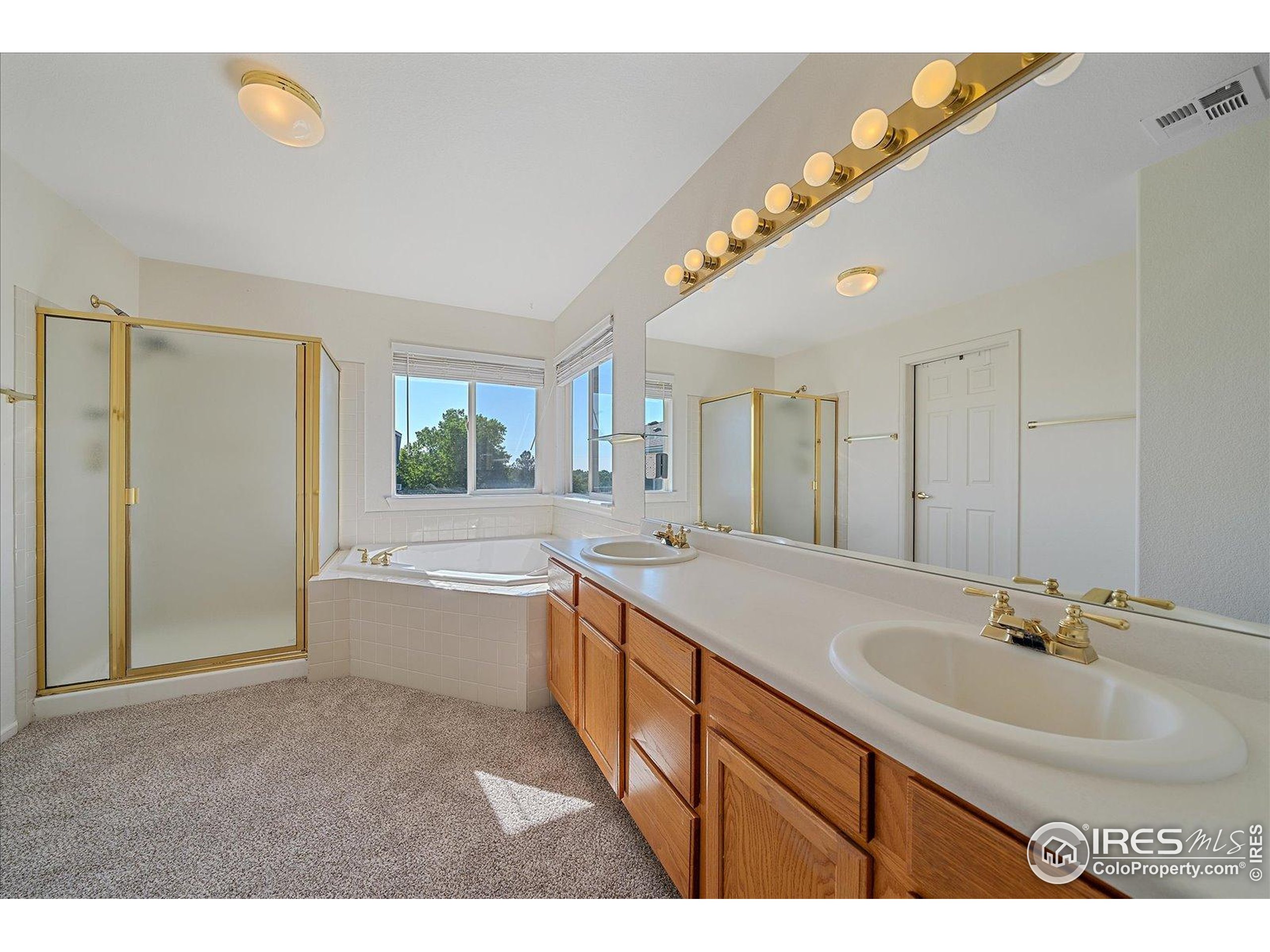 1320 West 12th Avenue Broomfield, CO 80020 - Photo 24 of 50 a bathroom with a sink a bathtub a mirror and a vanity