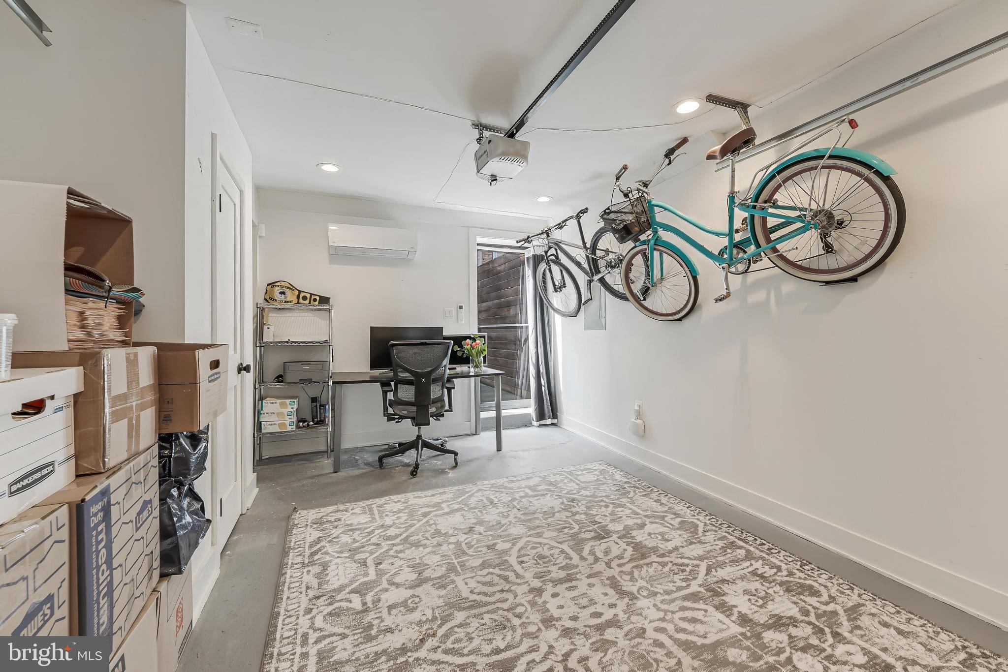 648 F Street Northeast Washington, DC 20002 - Photo 37 of 45 GARAGE WITH MINI-SPLIT SYSTEM FOR FLEX SPACE