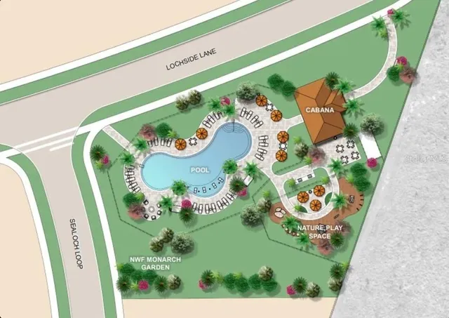 a view of a lake and outdoor space