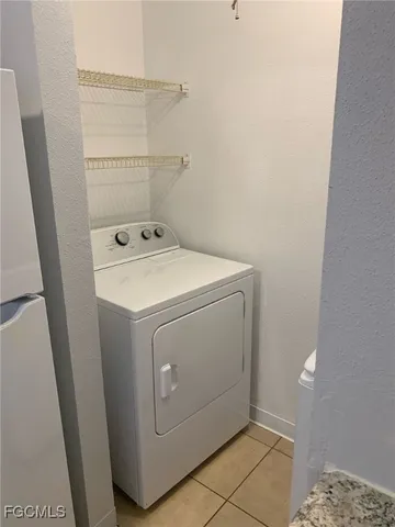 a close up view of washer and dryer