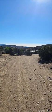 a view of outdoor space and mountain view in back