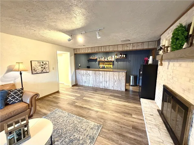 a view of a livingroom with furniture and a couch