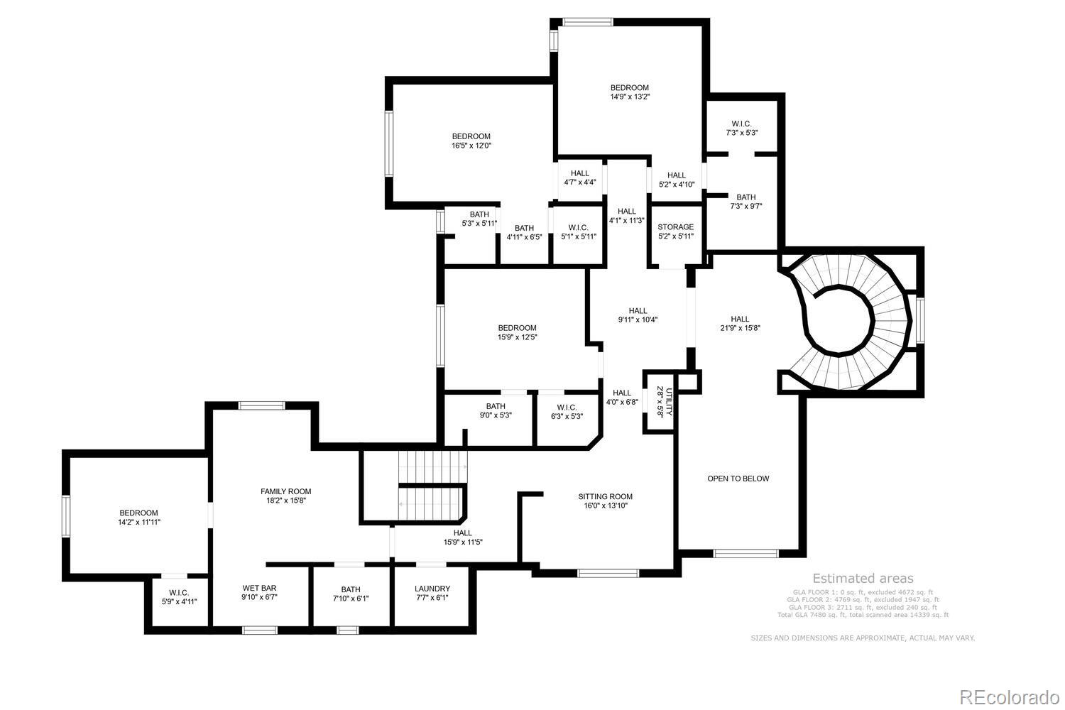 7959 Forest Keep Circle Parker, CO 80134 - Photo 39 of 40 a picture of floor plan