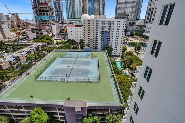 a view of building along with outdoor space