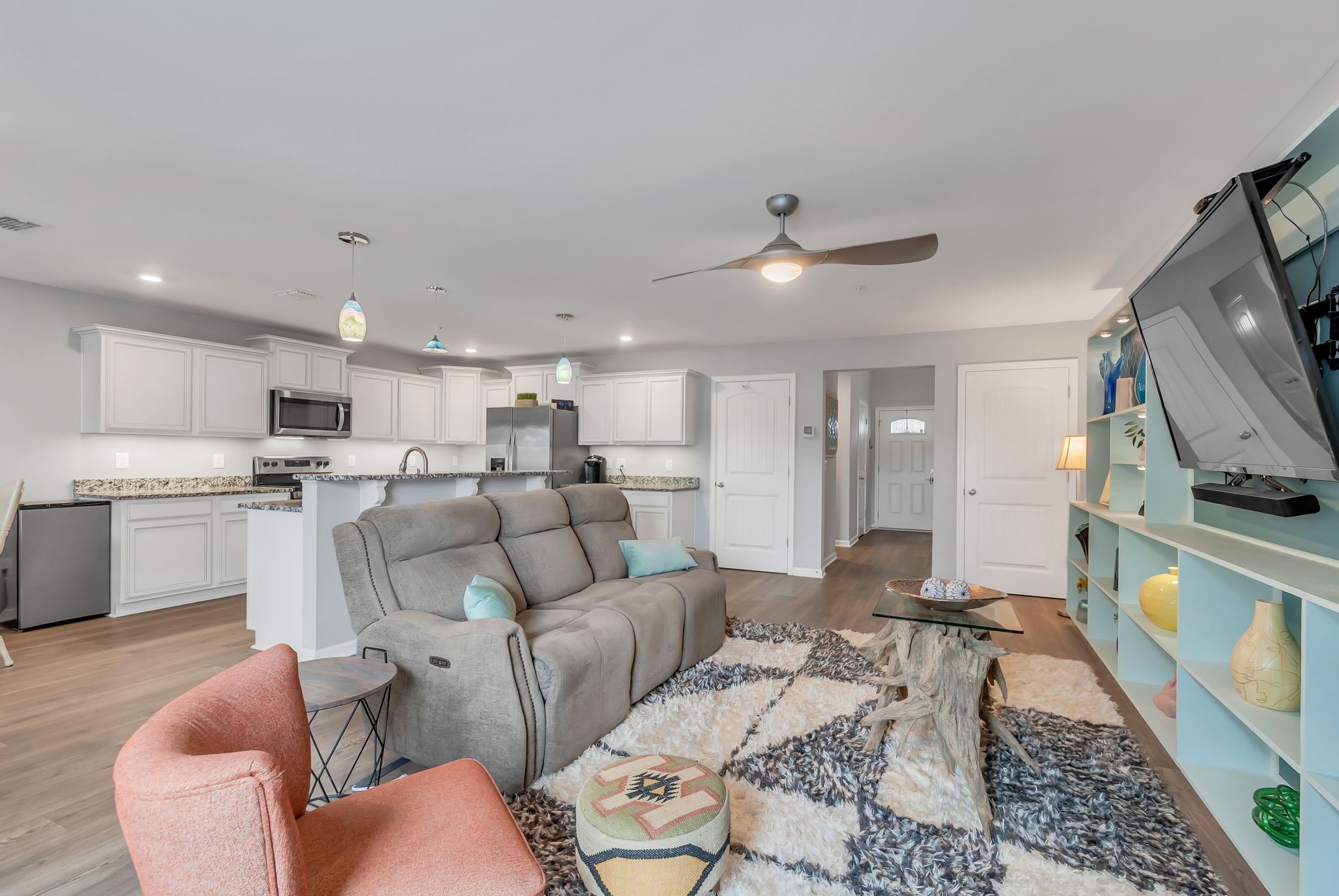 427 Tristan Way Spring Hill Spring Hill, TN 37174 - Photo 13 of 41 a living room with furniture and a flat screen tv