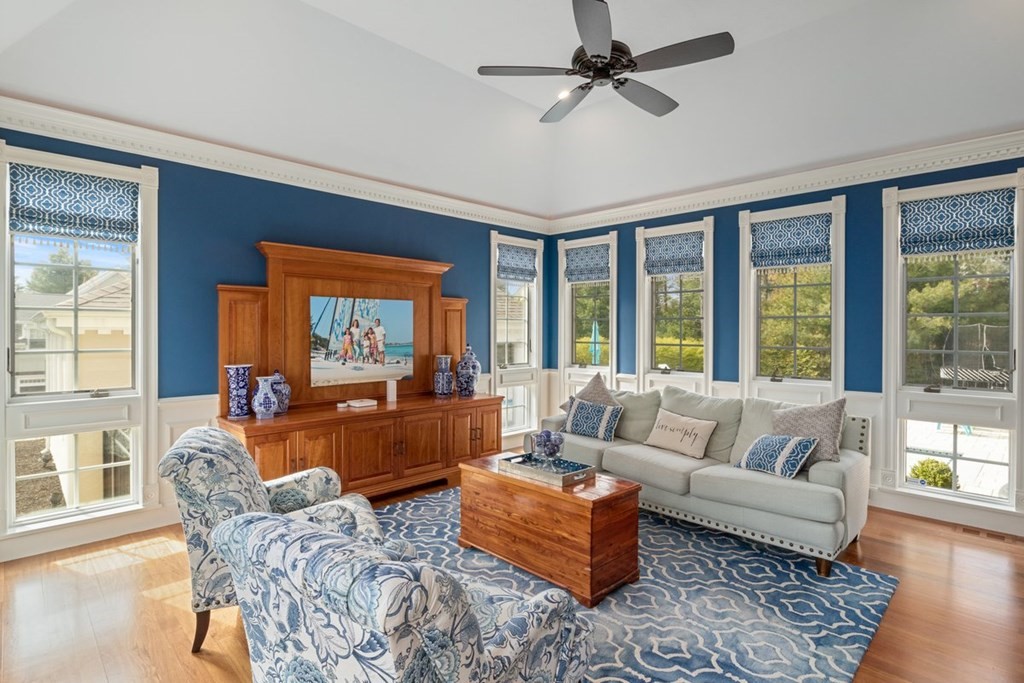 56 Mill Brook Avenue Walpole, MA 02081 - Photo 17 of 42 a living room with furniture and a large window